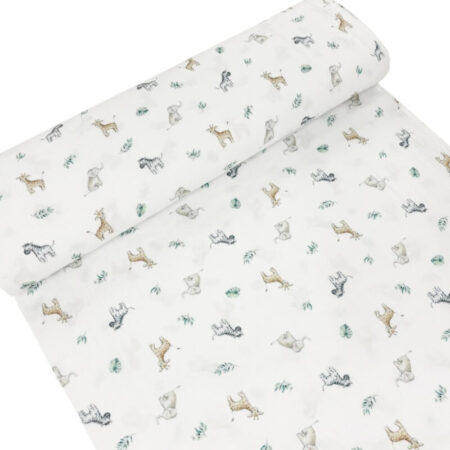 Baby Animals Double Gauze - Image 4