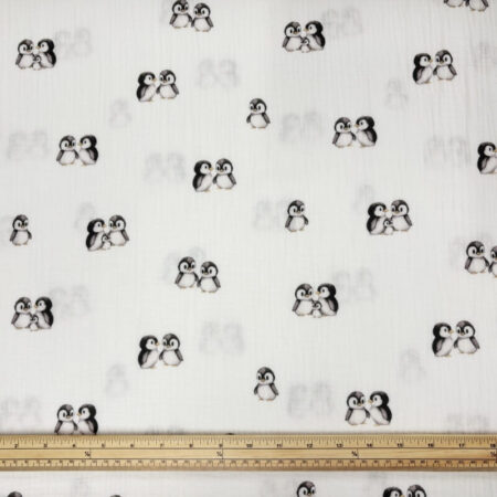 Penguin Family Double Gauze - Image 5