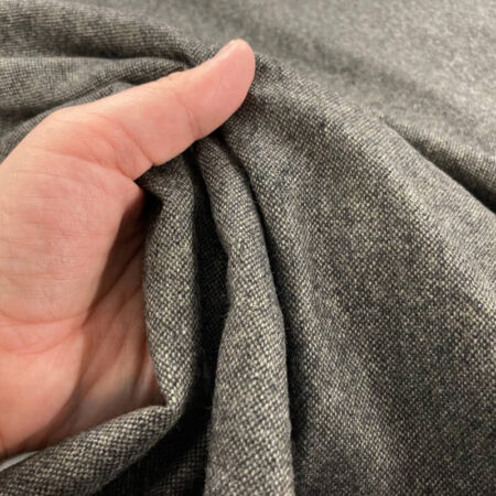 Truffle Brown Plain Weave Wool