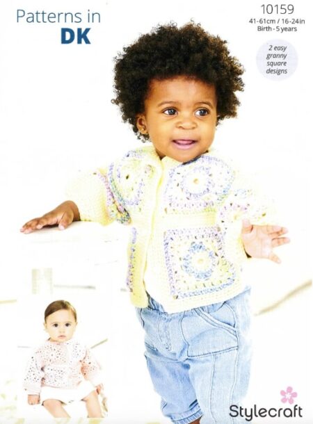 Stylecraft Crochet Cardigan and Top Pattern 10159