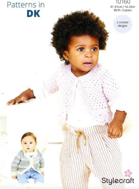 Stylecraft Crochet Cardigans Pattern 10160