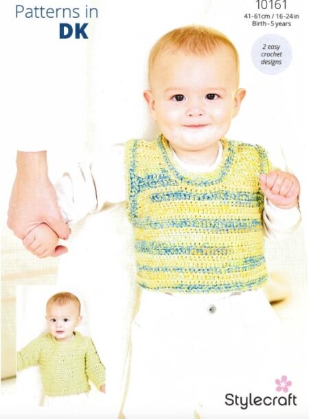 Stylecraft Crochet Sweater and Tank Pattern 10161