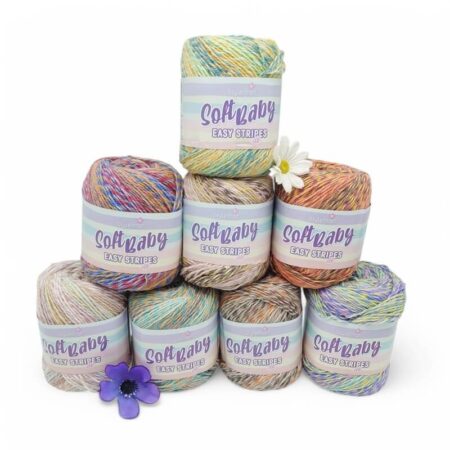 Stylecraft Soft Baby Easy Stripes DK 100g