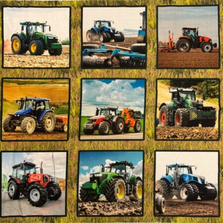Tractor Parade Blocks Panel
