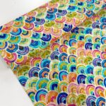 Watercolour Rainbow Arches Viscose