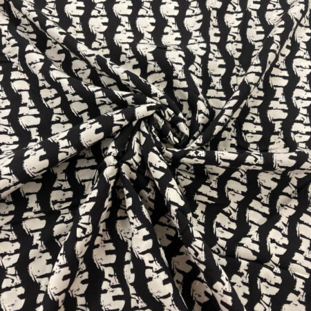 Chain Femme Black and White Viscose - Image 3
