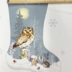 Winter Moon Stocking Panel