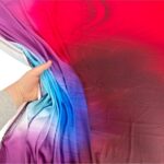 Rainbow Stretch Satin