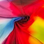 Rainbow Stretch Satin