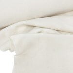 Ecru Boiled Wool Fabric