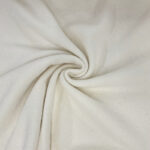 Ecru Boiled Wool Fabric