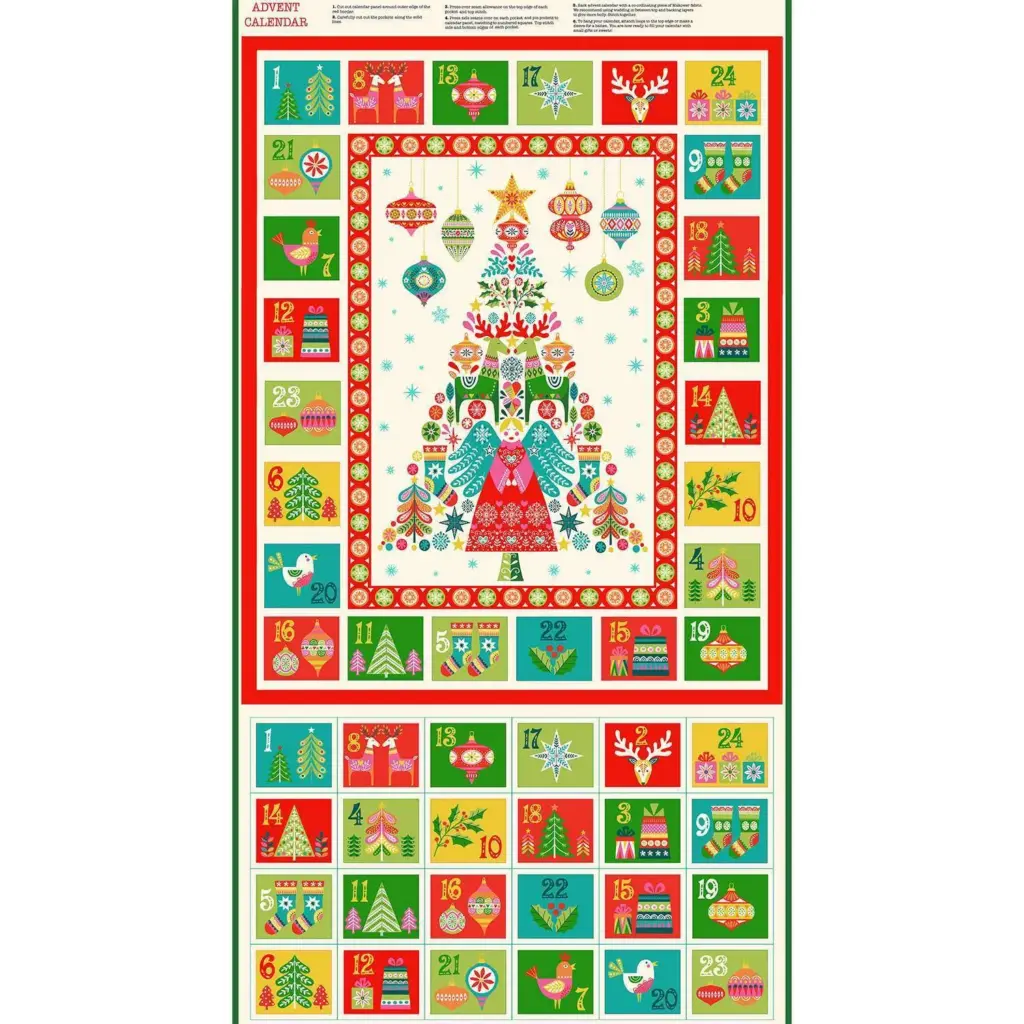 Image of Christmas Brights Advent Panel