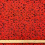 Red Roses Quilting Cotton
