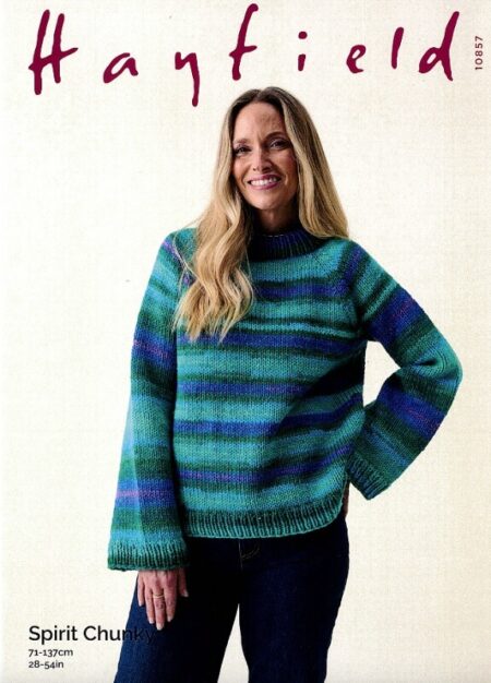 Hayfield Sweater Pattern 10857