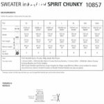 Hayfield Sweater Pattern 10857