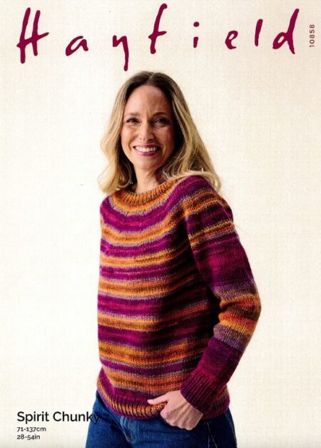 Hayfield Sweater Pattern 10858