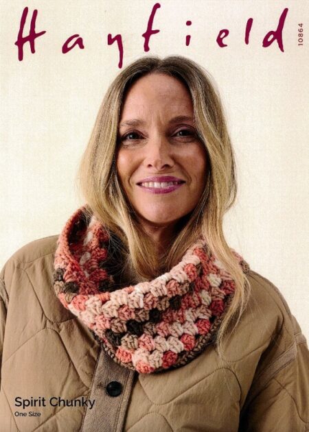 Hayfield Crochet Snood Pattern 10864