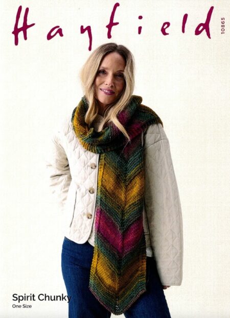 Hayfield Scarf Pattern 10865