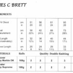 James C Brett Slipover and Sweater Pattern JB970