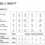 James C Brett Waistcoat and Sweater Pattern JB971