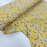 Retro Leaves Cotton Jersey