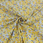 Retro Leaves Cotton Jersey