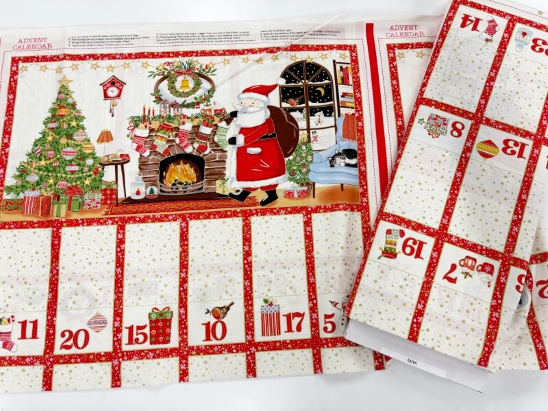 Image of Jolly Saint Nick Advent Panel
