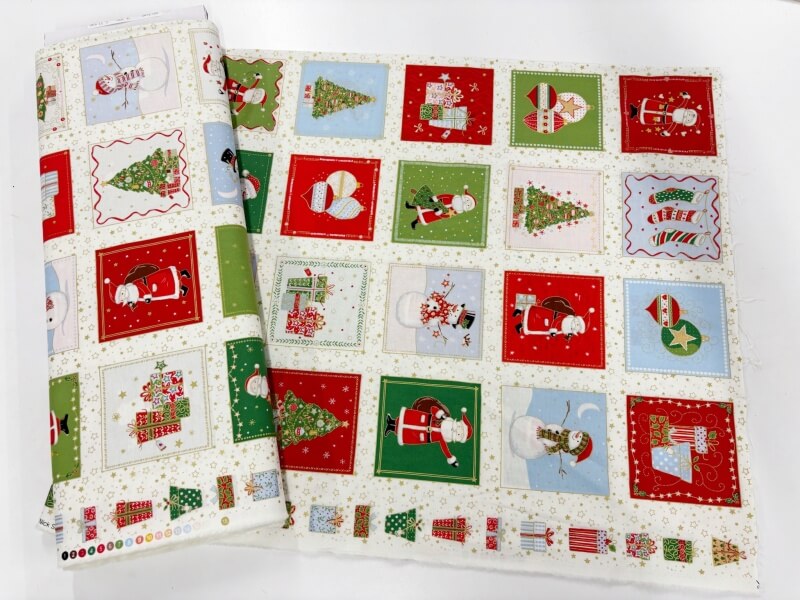 Image of Jolly Saint Nick Christmas Squares