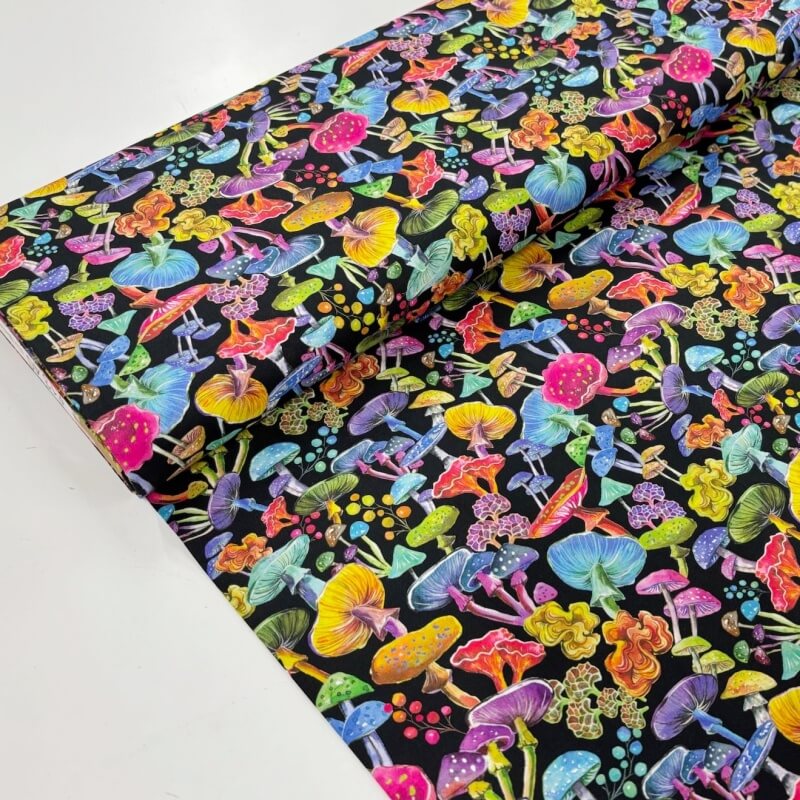 Image of Luminous Fungi Quilting Cotton