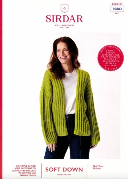 Sirdar Cardigan Pattern 10882