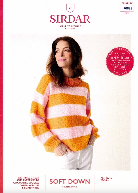 Image of Sirdar Sweater Pattern 10883