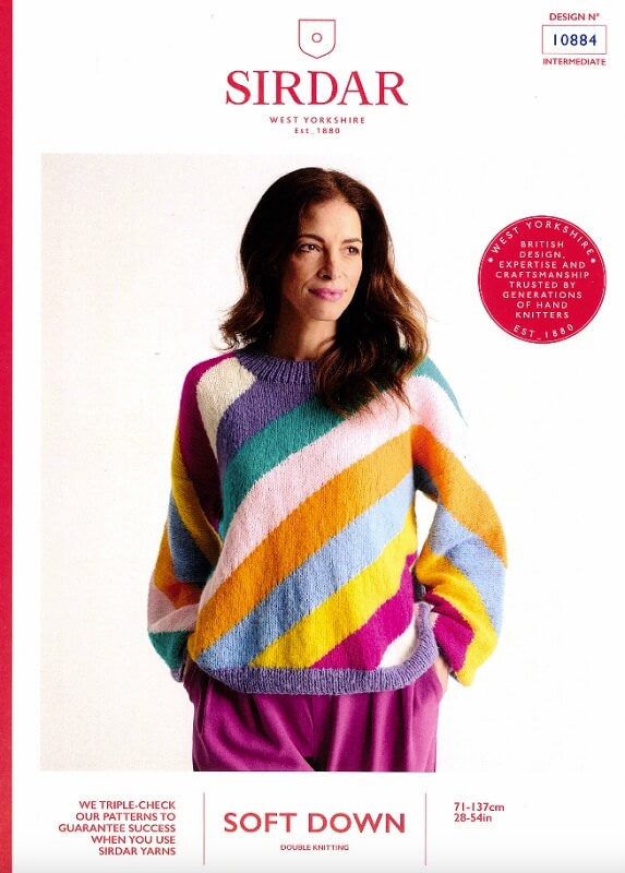 Image of Sirdar Sweater Pattern 10884