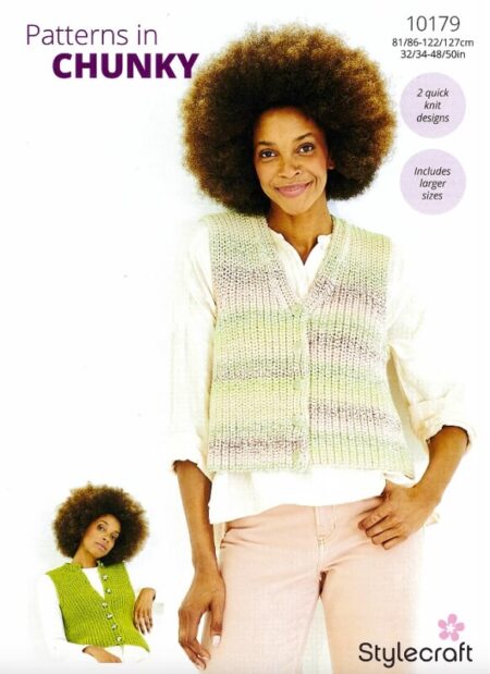 Stylecraft Waistcoats Pattern 10179