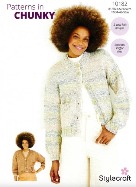 Stylecraft Cardigans Pattern 10182