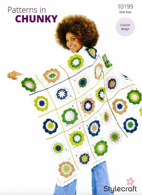 Image of Stylecraft Blanket Pattern 10199