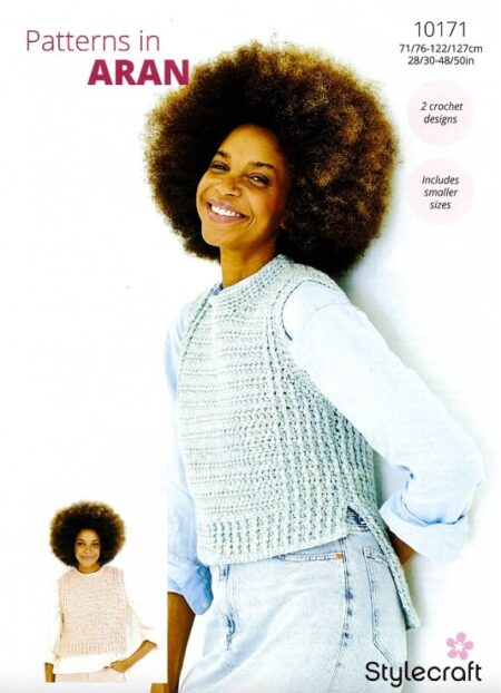 Stylecraft Crochet Tank Tops Pattern 10171