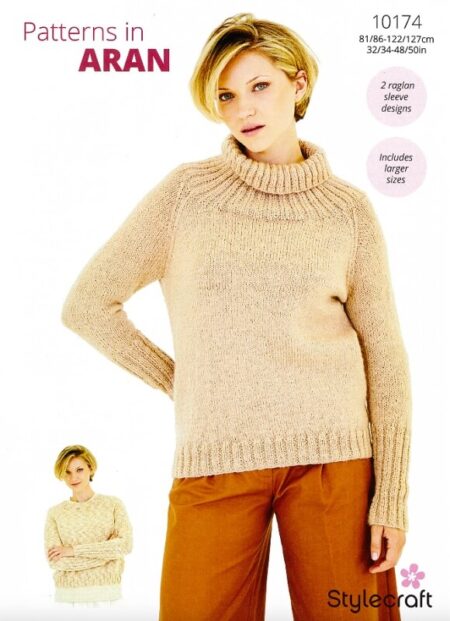 Stylecraft Sweaters Pattern 10174