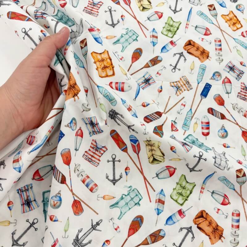 Image of Sailing Quilting Cotton
