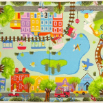 Peak Hour Baby Activity Floor Mat Panel