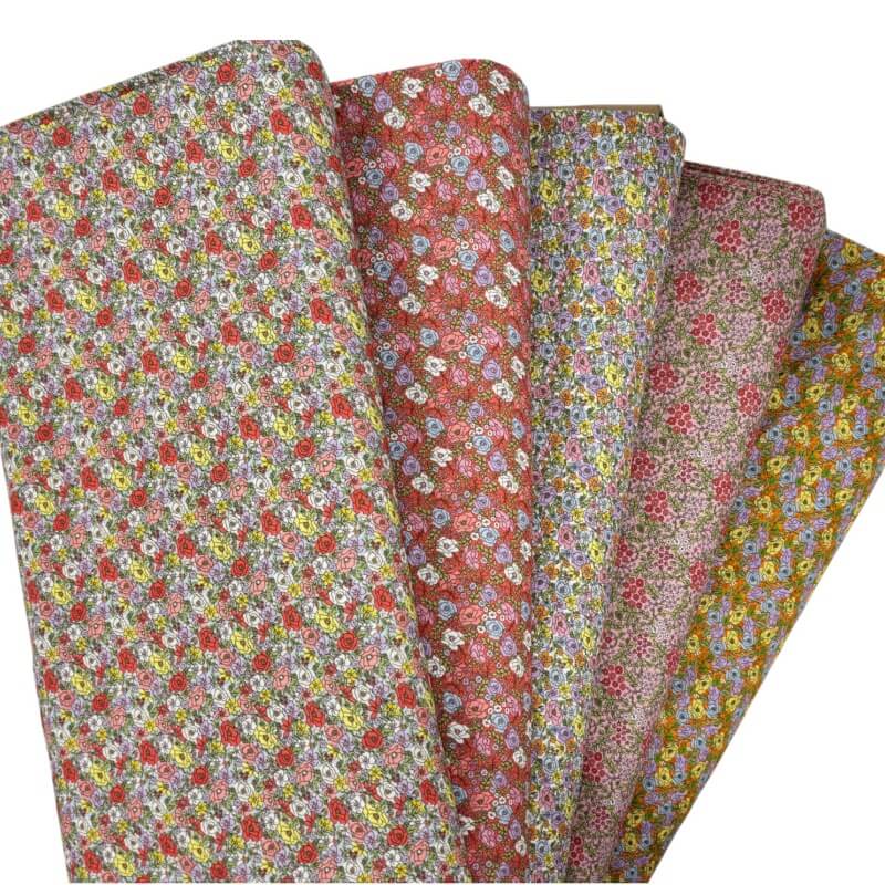 Image of Warm Tiny Florals Quilting Cottons