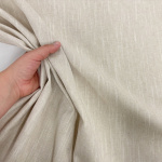 Slubbed Natural Linen Look