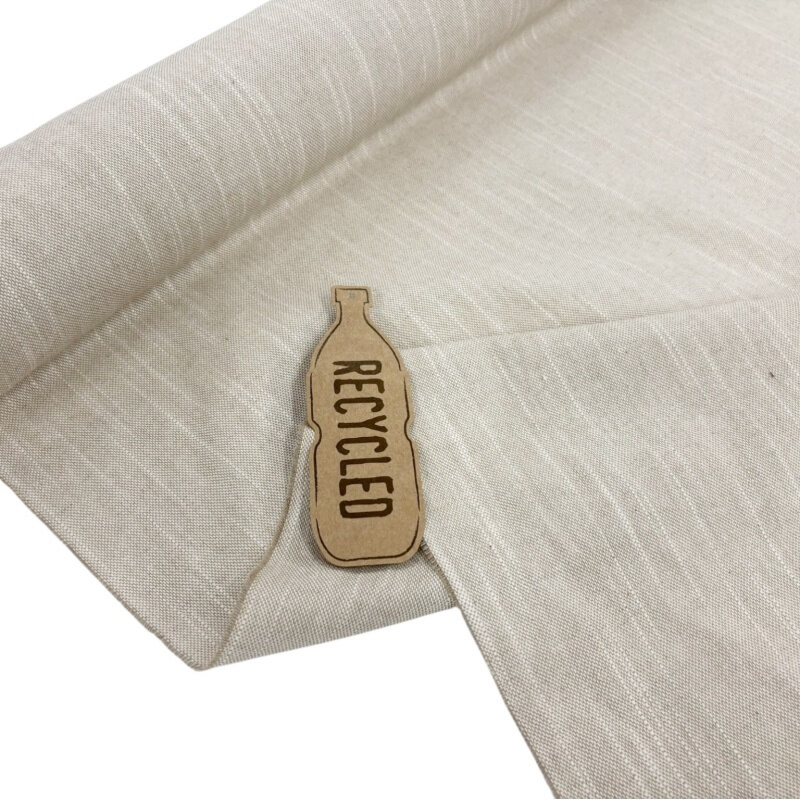 Image of Slubbed Natural Linen Look