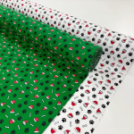 Santa Paws Christmas Polycotton