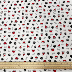 Santa Paws Christmas Polycotton