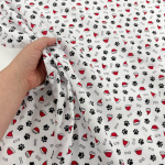 Santa Paws Christmas Polycotton