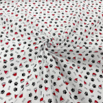 Santa Paws Christmas Polycotton