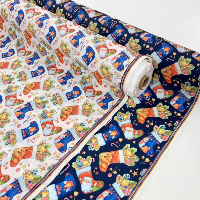 Image of Christmas Stockings Polycotton