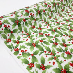 Big Holly Christmas Polycotton