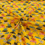 Getting the Tree Christmas Polycotton
