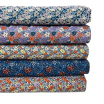 Cool Tiny Florals Quilting Cottons